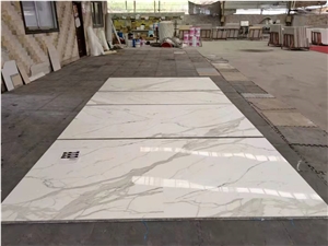 Italy Calacatta White Marble Polished composite panel  Slabs
